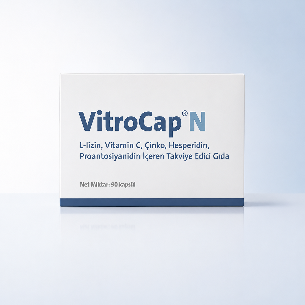 Vitrocap N 90 Kapsül L-lizin Vitamin C Çinko Hesperidin İçeren Takviye Edici Gıda