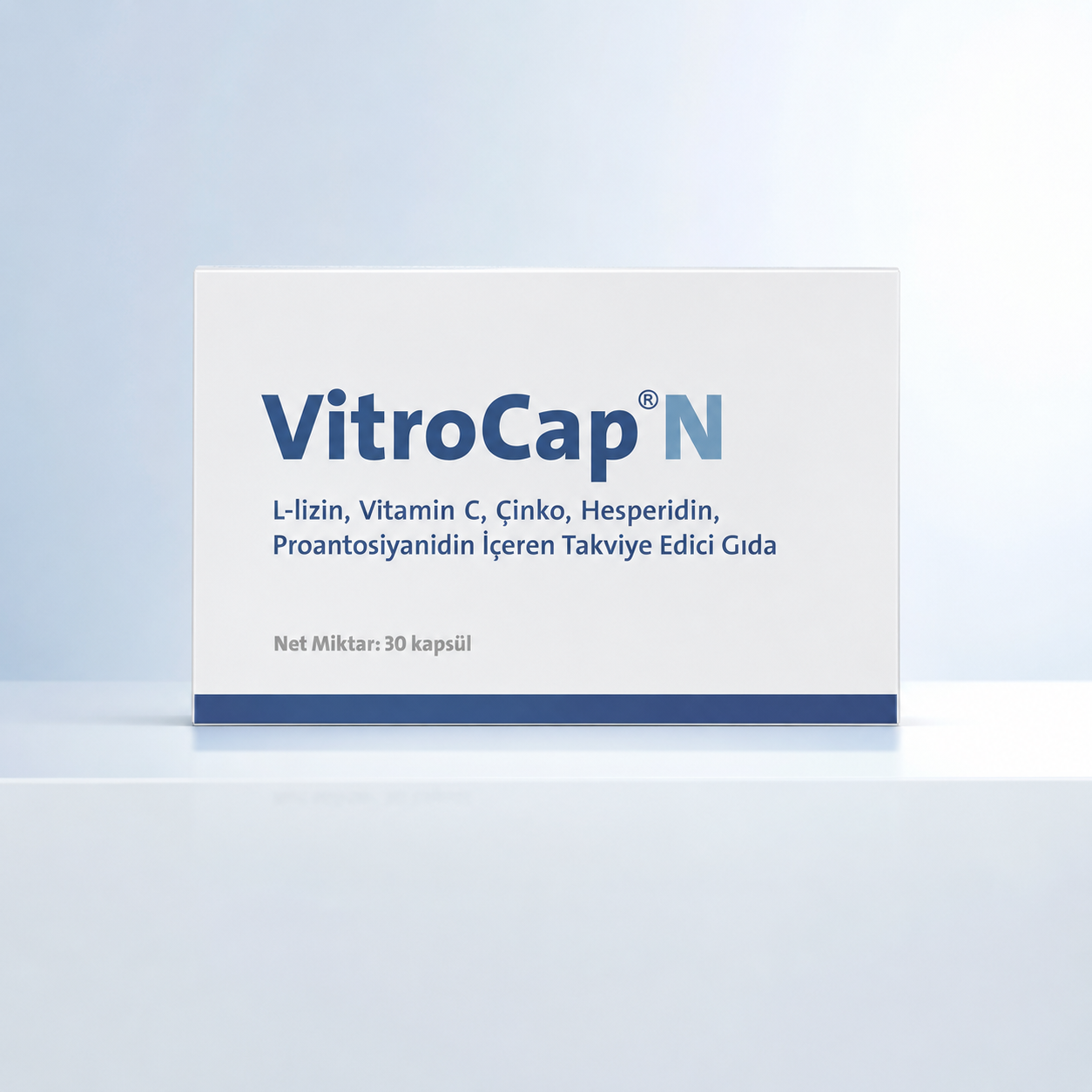 Vitrocap N 30 Kapsül L-lizin Vitamin C Çinko Hesperidin İçeren Takviye Edici Gıda